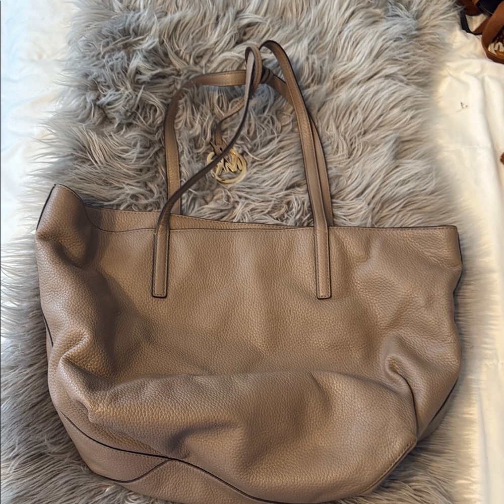 MICHAEL Michael Kors Tan Leather Tote